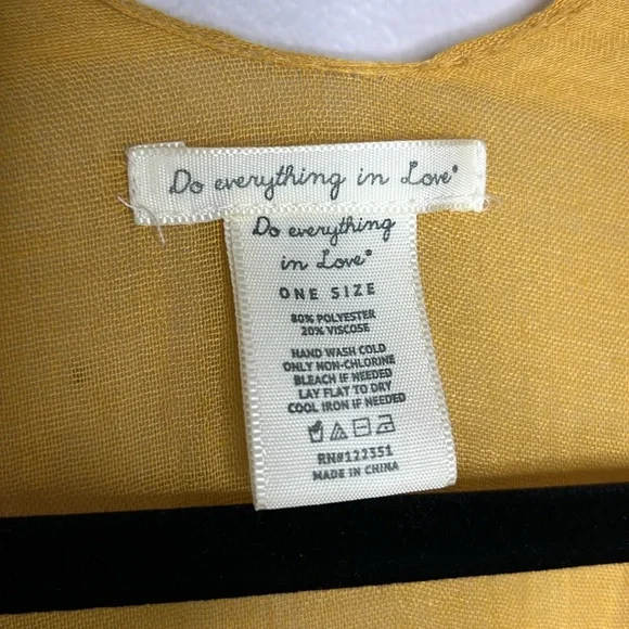 Do Everything In Love boho embroidered Kimono style cardigan - Picture 5 of 11